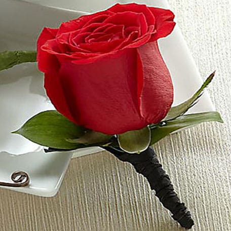 FTD-Red Rose Boutonniere
