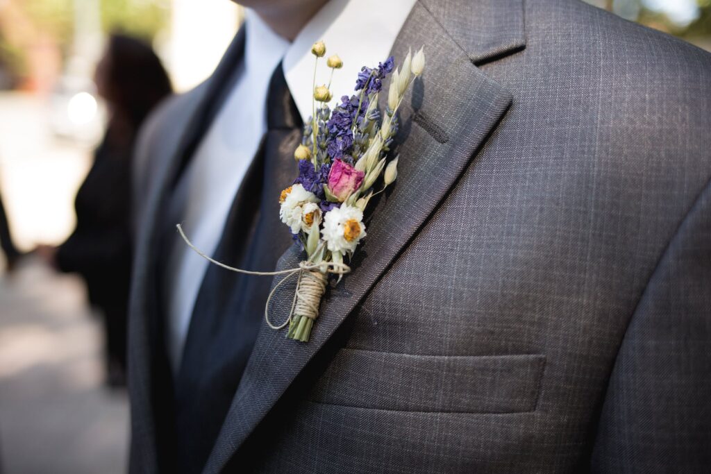 Classic Wedding Boutonnieres